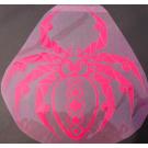 Hotfix Spinne (2) pink + 50 Strass cosmo 2mm